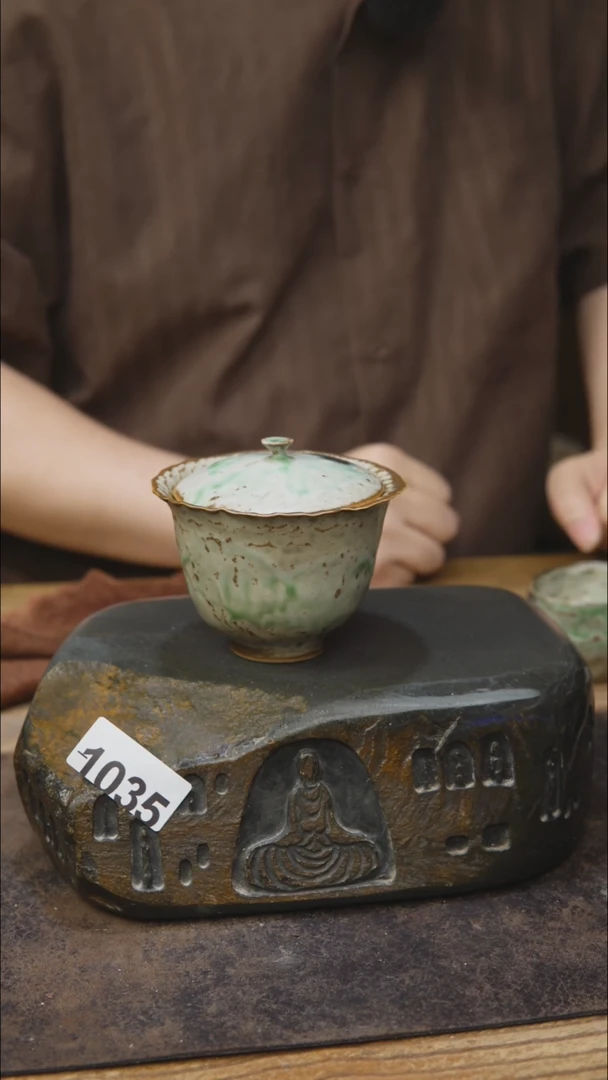 赵亮老师手工盖碗1035