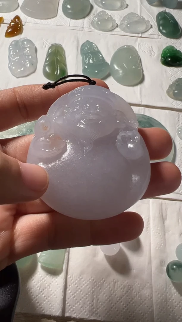 未镶嵌定制翡翠财神