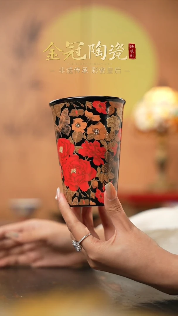 陶瓷金蝶绮梦· 【可乐杯】