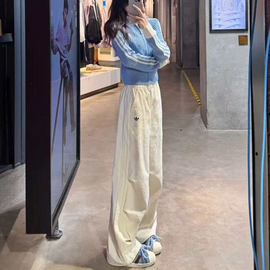 adidas三叶草STREET W PANT纯棉舒适灯芯绒裤 KS5958 KS5959 XS