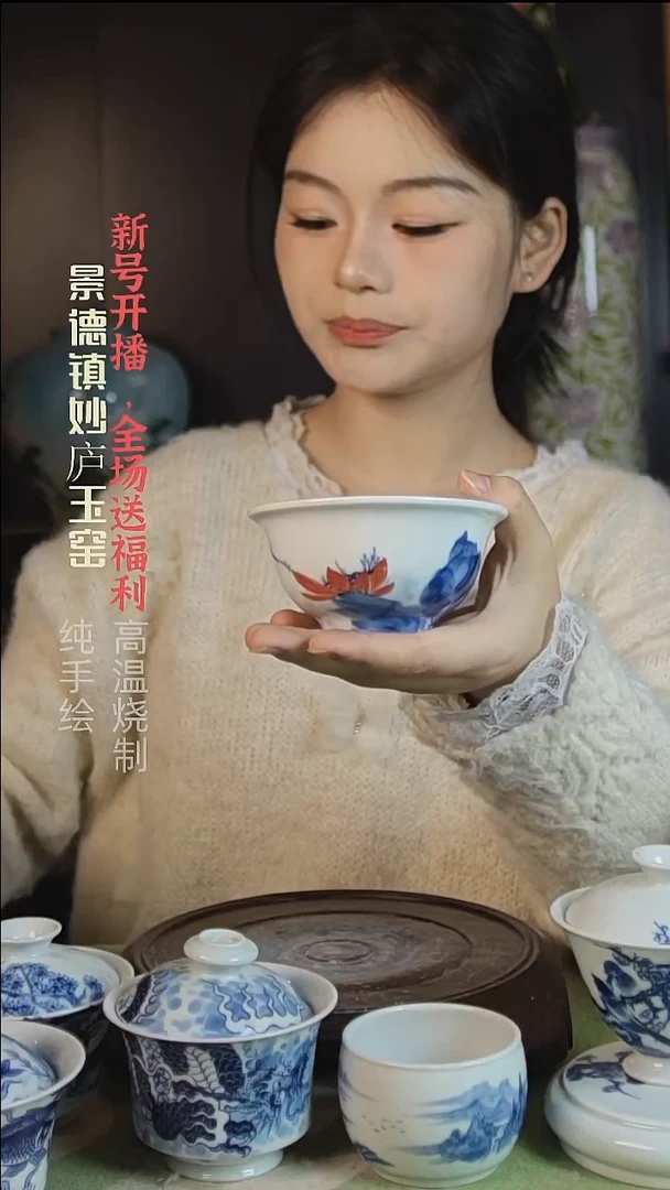 盘陶妙庐玉窑小汤碗微瑕