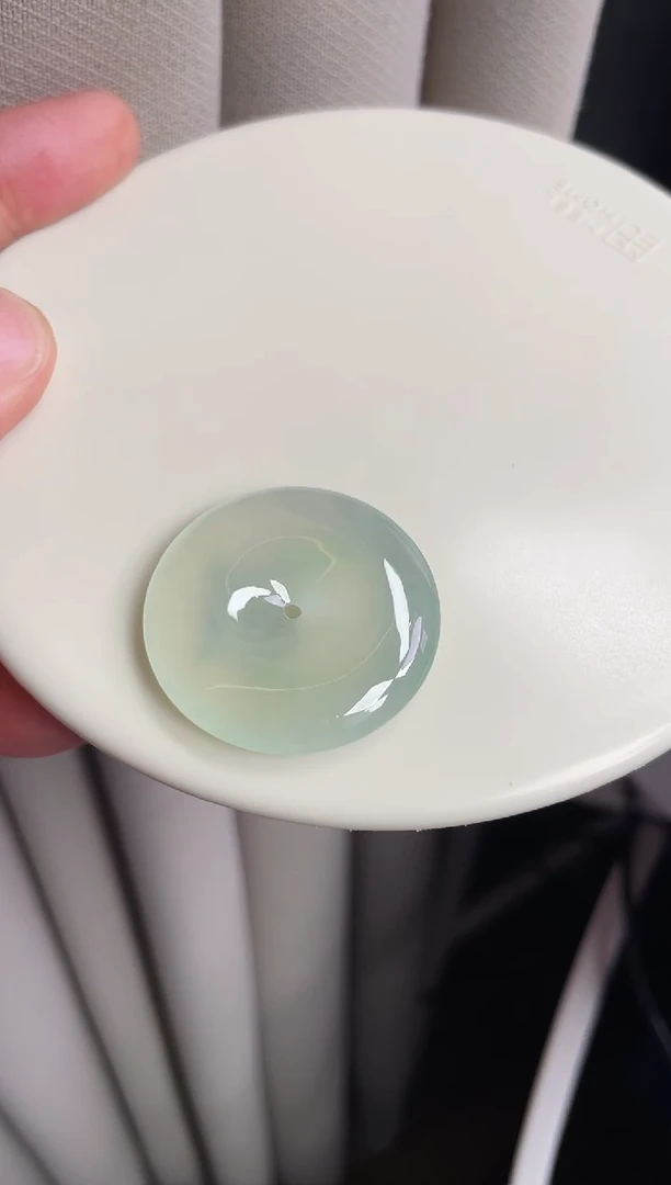 颈饰未镶嵌翡翠【41】平安扣 尺寸 31.4   6mm