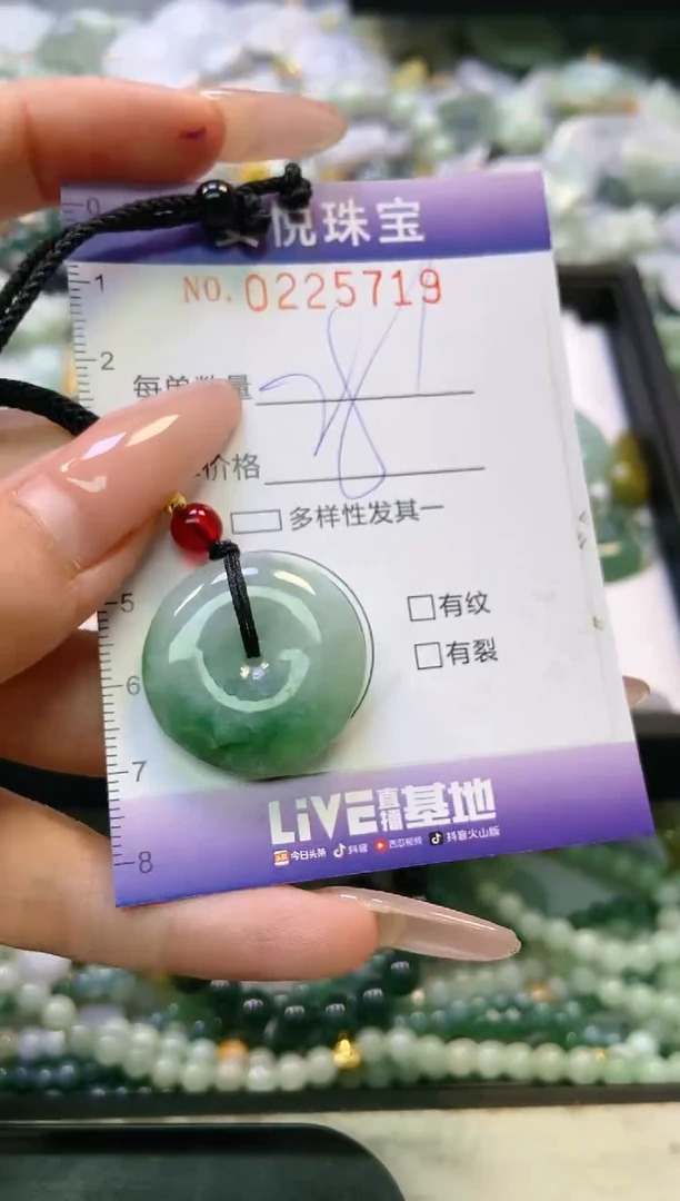 翡翠未镶嵌颈饰闪购0225719