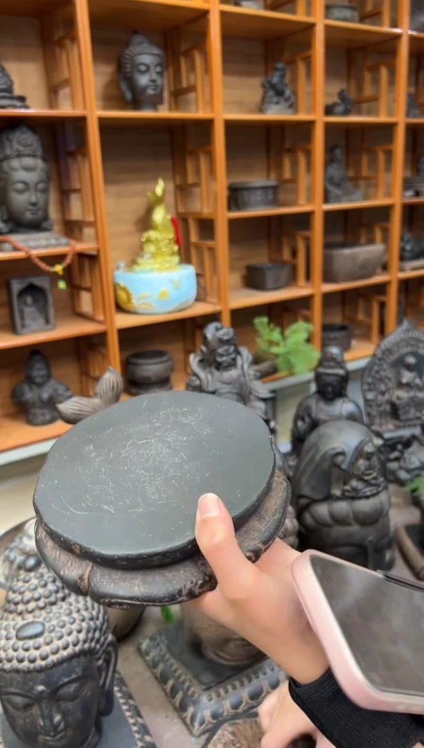 陶土【火山泥】金箍坛底座