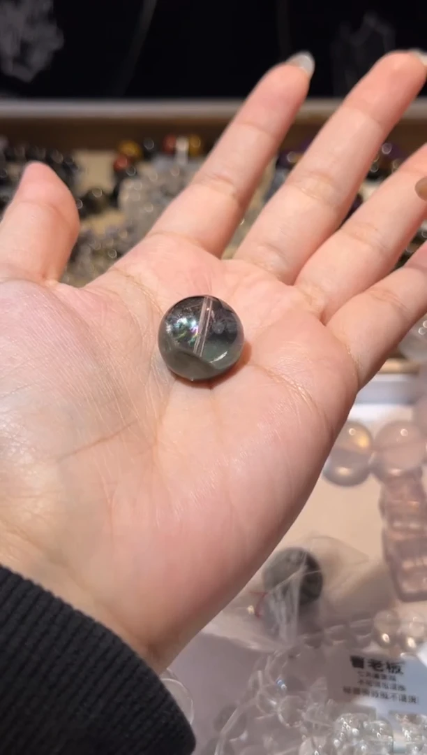 【闪购商品】水晶吊坠(不含链)未镶嵌11号绿幽灵单珠