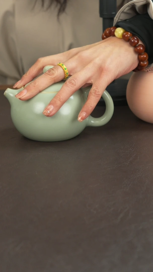 陶信*宣宝汝瓷原矿原釉手工作品