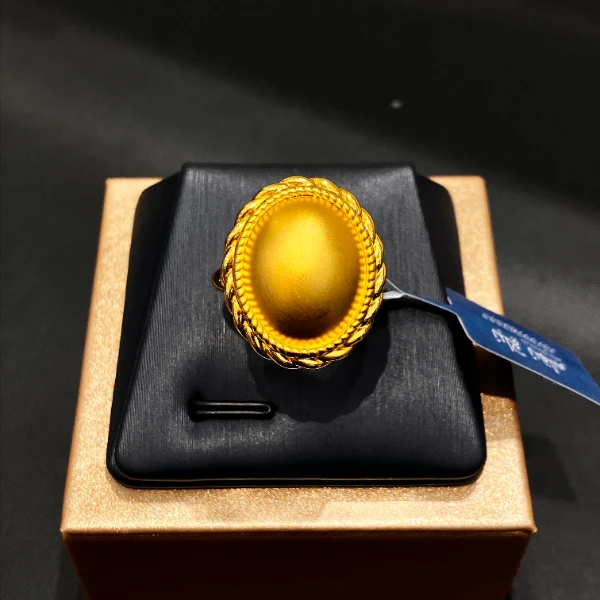 【2号货】放心黄金店 足金999戒指6.11克 (货号40）