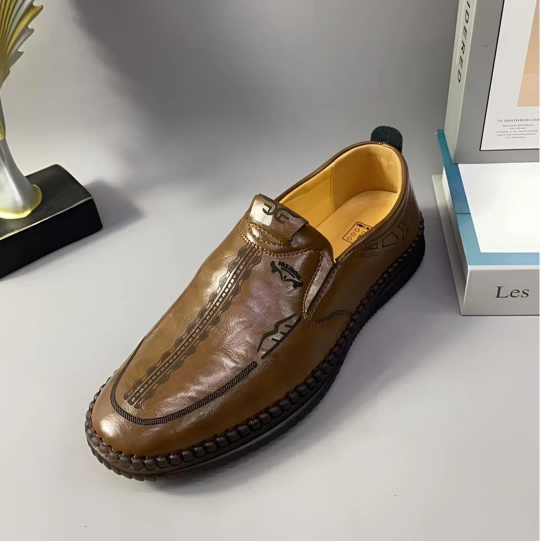 883332白色棕色断码清仓男鞋