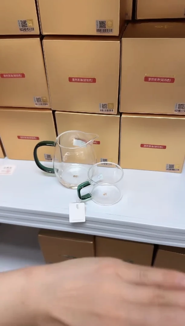 @@禾器澄然墨绿色+清禾杯墨绿一只