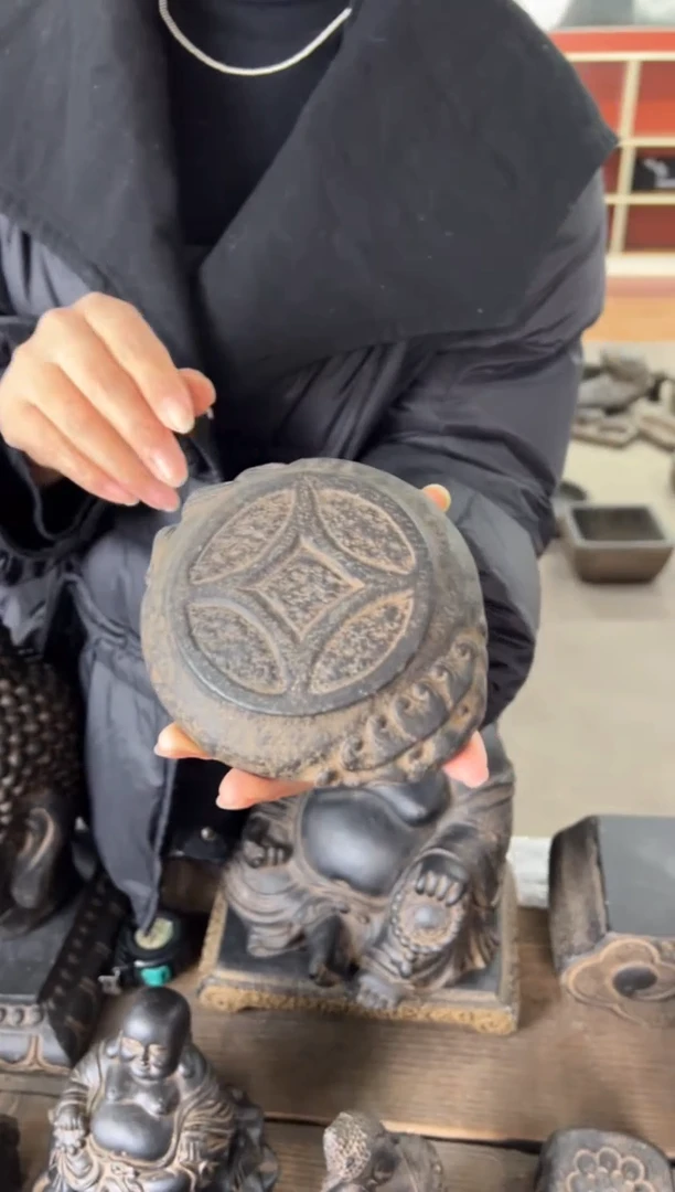 陶土【火山泥】金蟾小底座