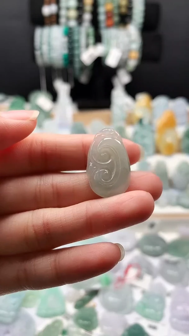 吊坠(不含链)未镶嵌翡翠83如意