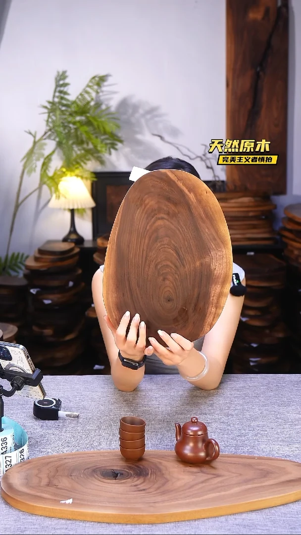 木北美黑胡桃原木.干裂疤结不属于商品质量问题完美主义者慎拍