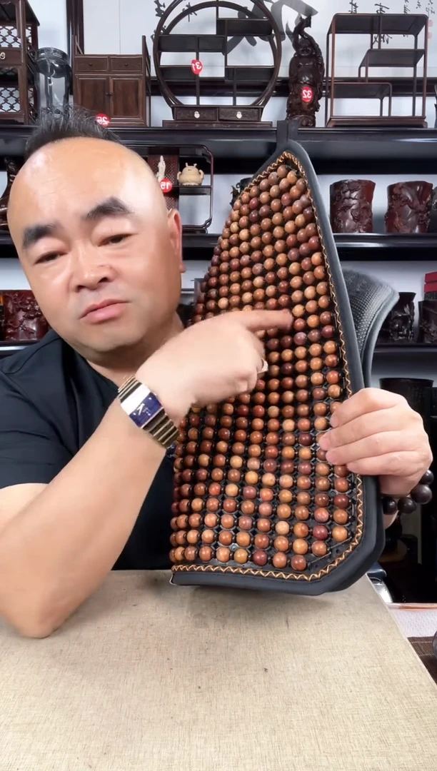 木坐垫老李红木工艺品