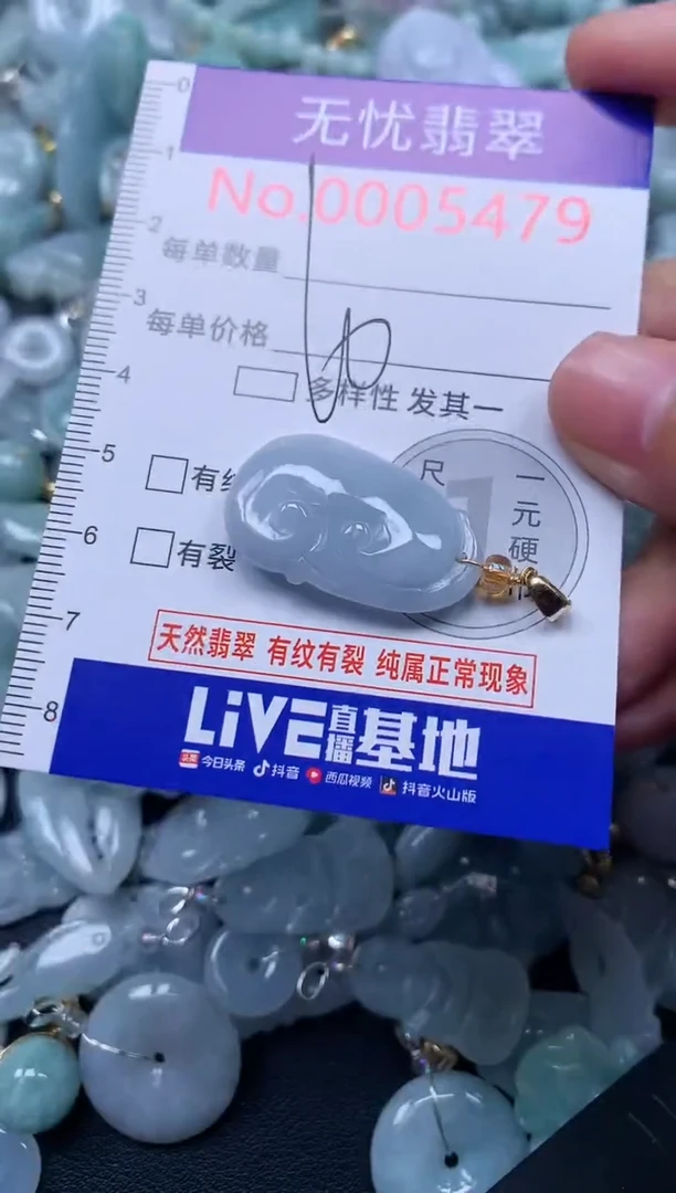 颈饰未镶嵌翡翠5479