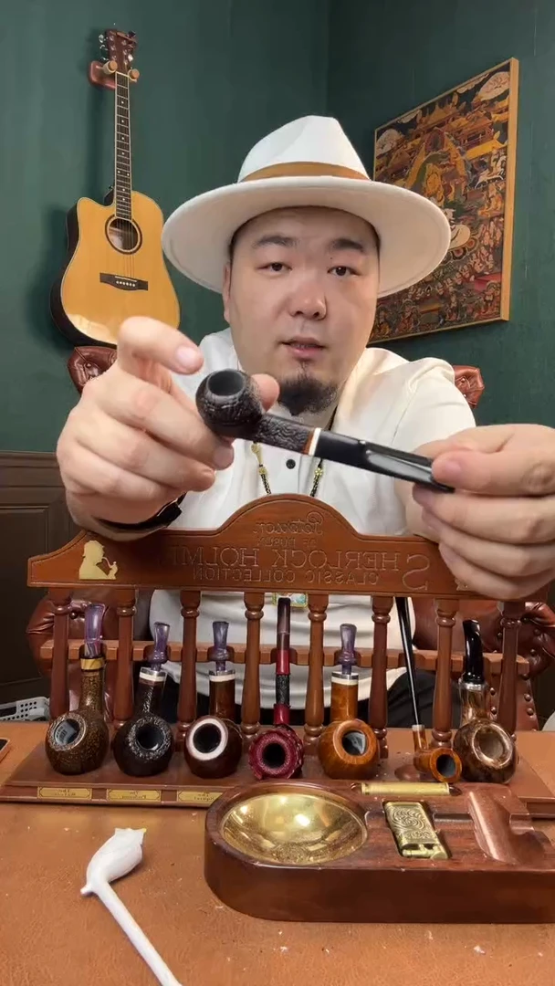 石楠木木雕款意大利进口石楠木烟斗