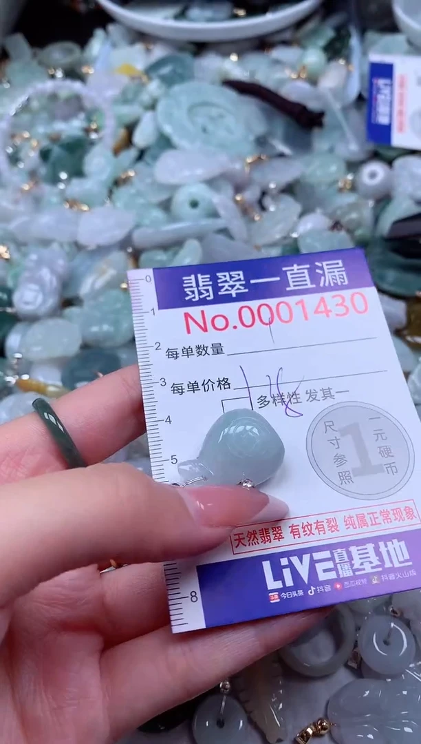 翡翠未镶嵌吊坠(不含链)1430