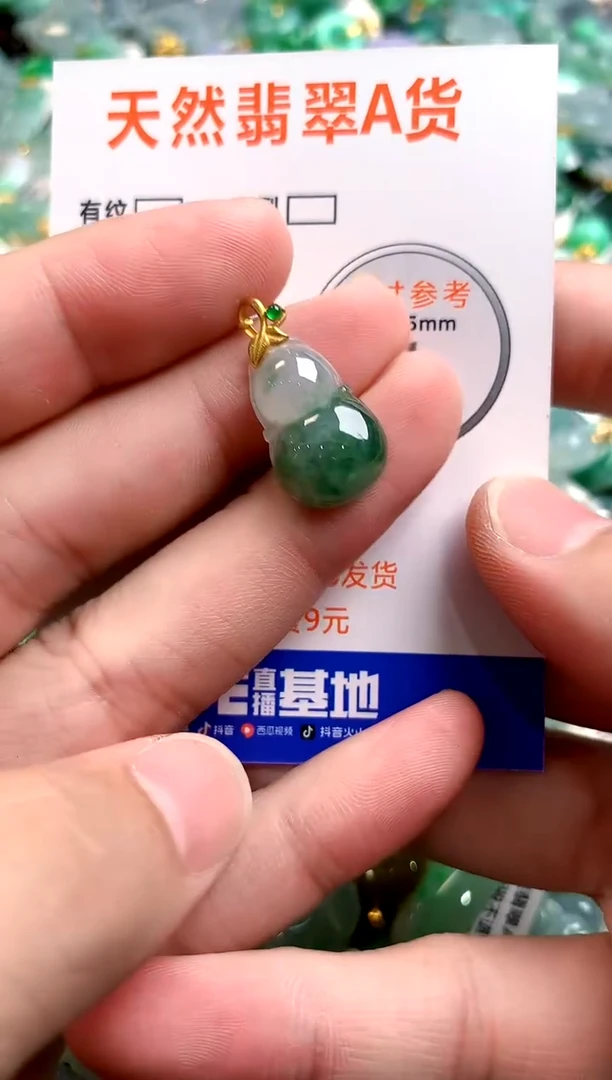 颈饰18K金镶嵌翡翠0248250575