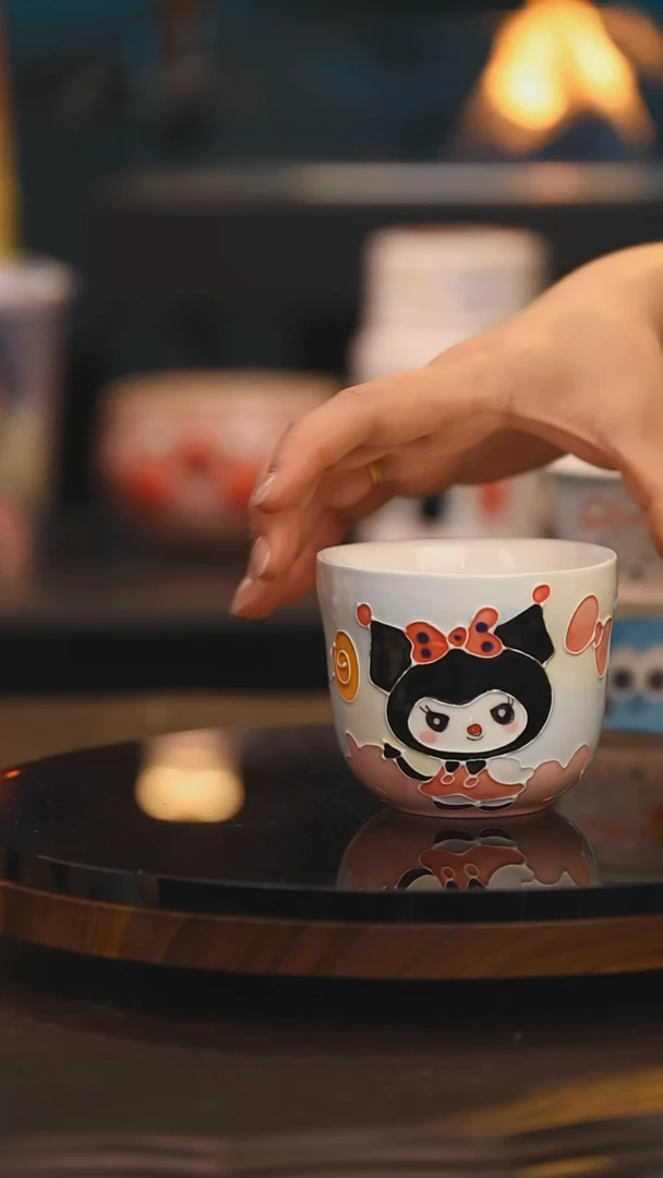 【闪购商品】摆件景德镇设计师釉下彩绘陶瓷