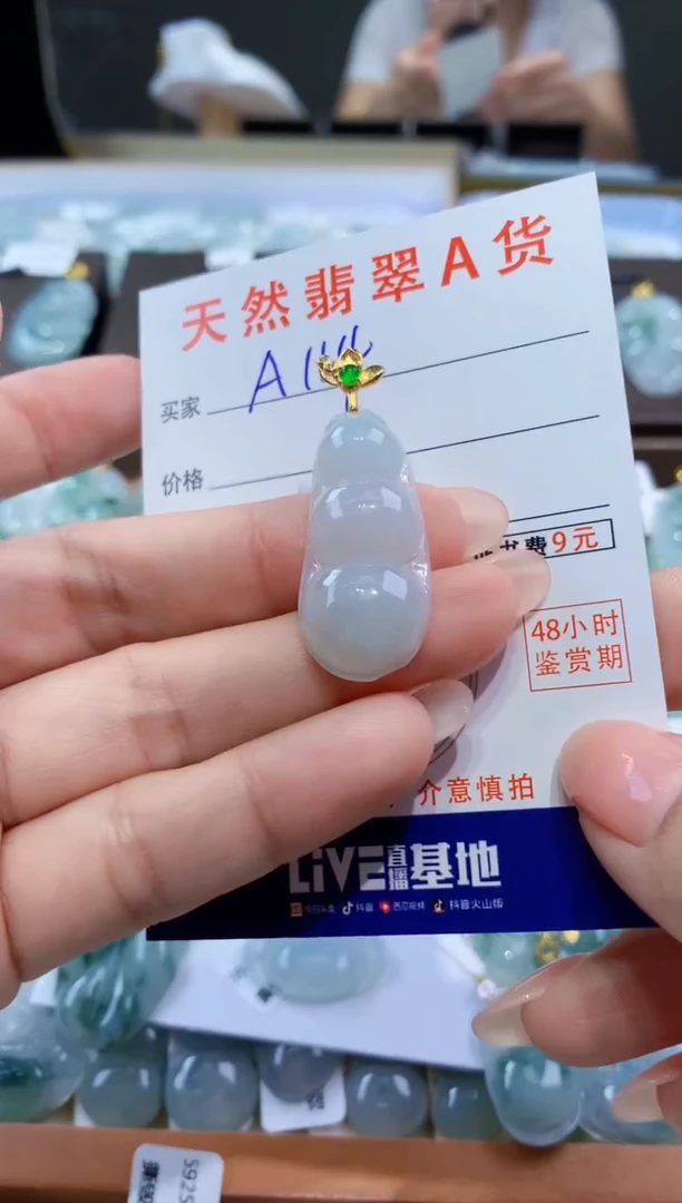 颈饰未镶嵌翡翠天然翡翠A货挂件