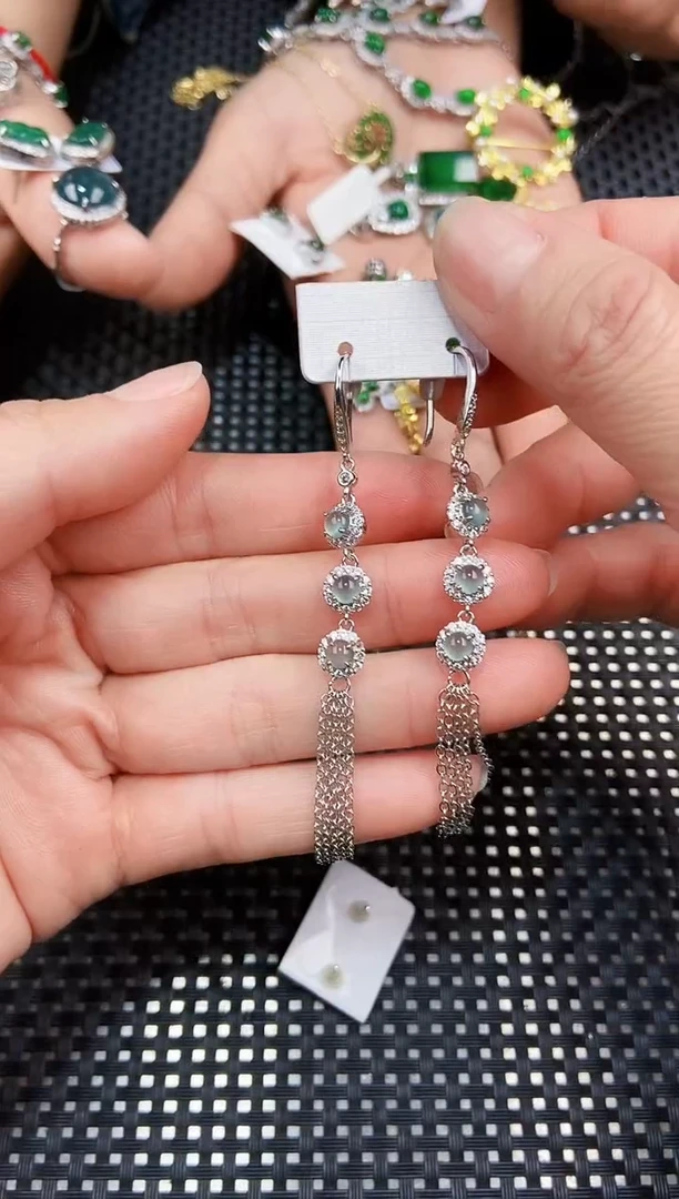 【闪购商品】翡翠耳饰未镶嵌111111111