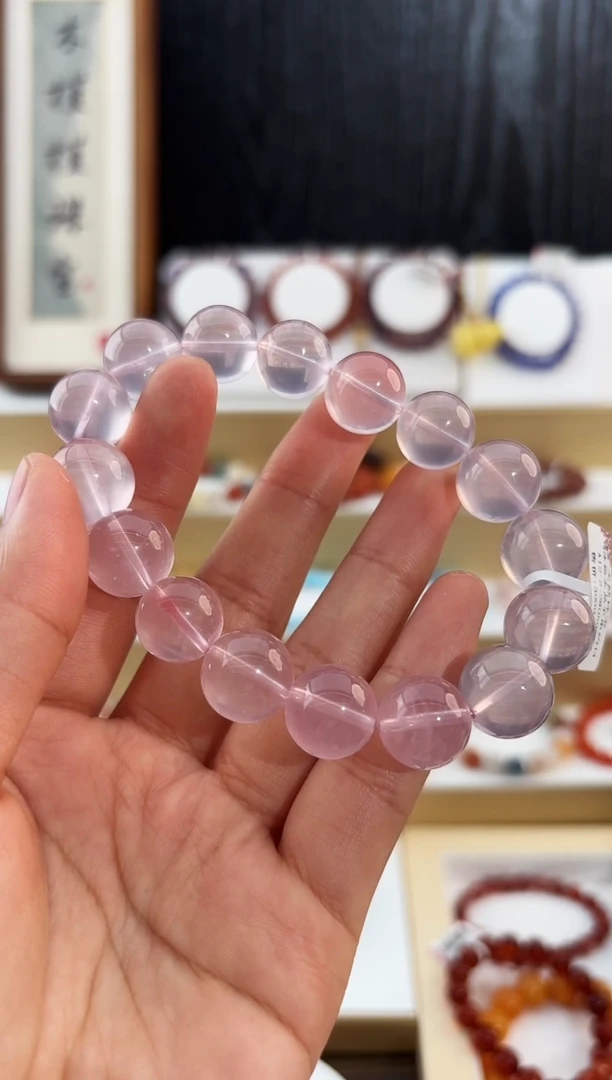 未镶嵌手串水晶XL3467高冰粉水晶手串14+多样性发一
