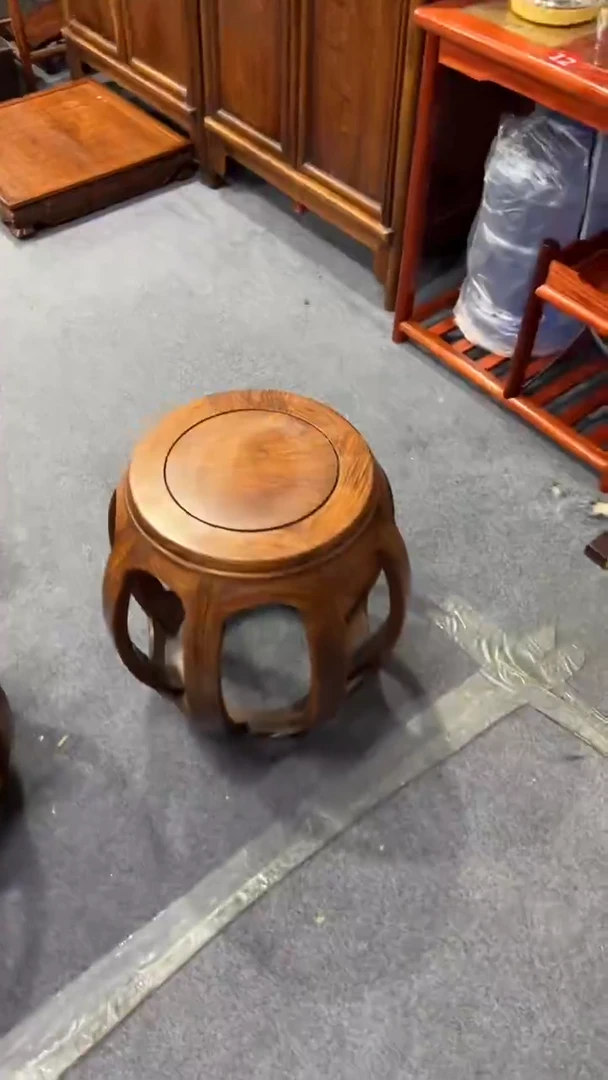 木小*木 花梨木八足鼓凳