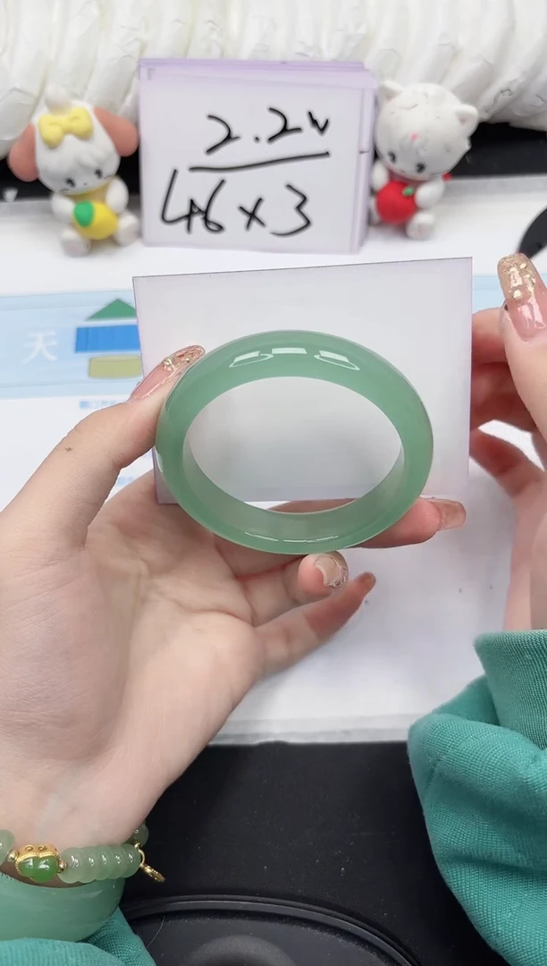 未镶嵌手镯石英质玉216-56