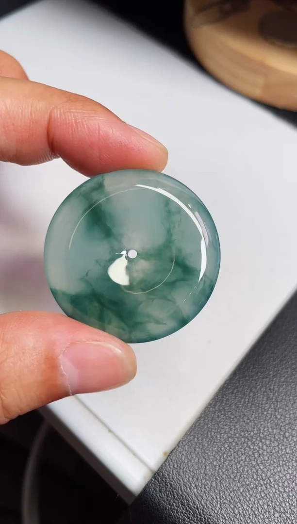 颈饰未镶嵌翡翠【10】平安扣 尺寸 36.1   6mm