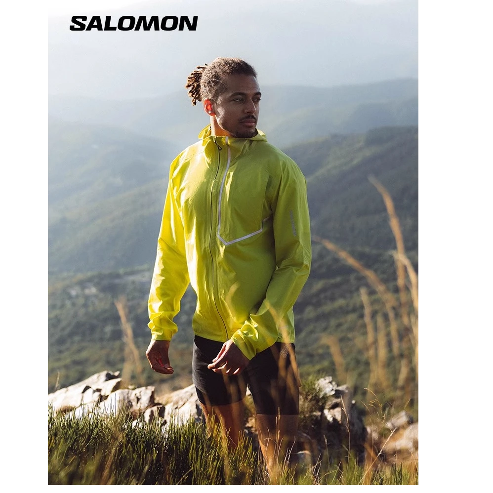 salomon萨洛蒙男轻量防水外套户外越野跑强装BONATTI TRAIL JKT M