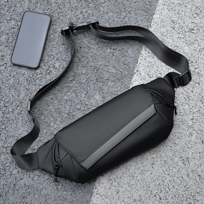 斜挎包男胸包休闲包挎包单肩斜跨骑行背包机能风运动男士简约腰包