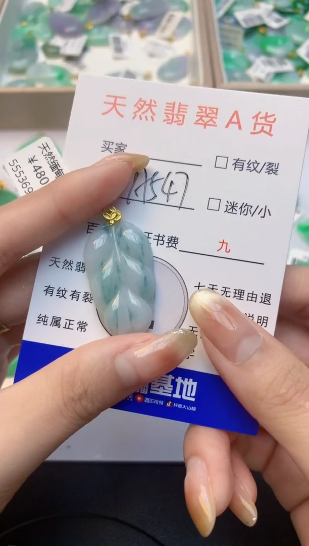 颈饰未镶嵌翡翠天然缅甸A货翡翠