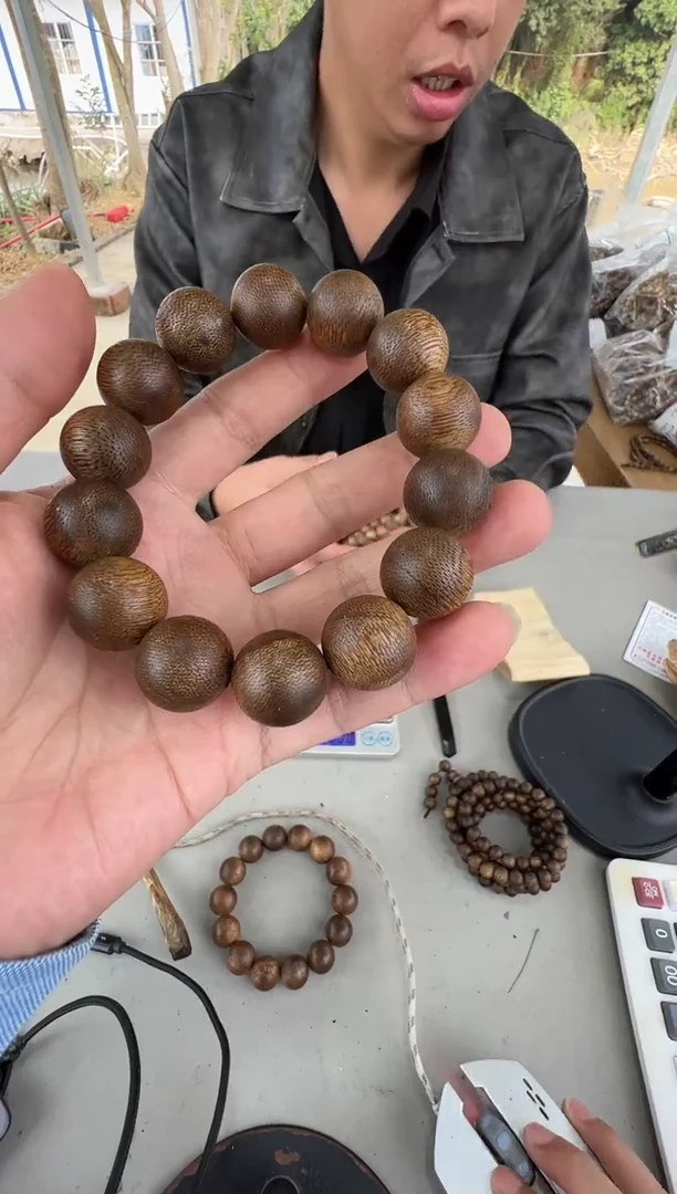 沉香沉香枕乌身1.6圆珠单圈多样性发一