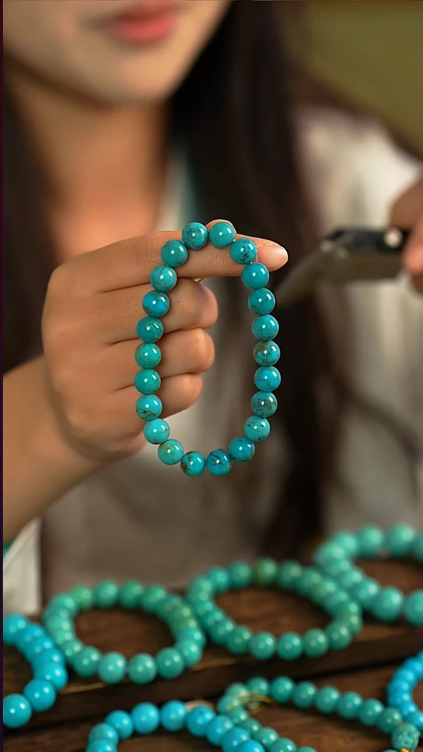 未镶嵌绿松石手串圆珠