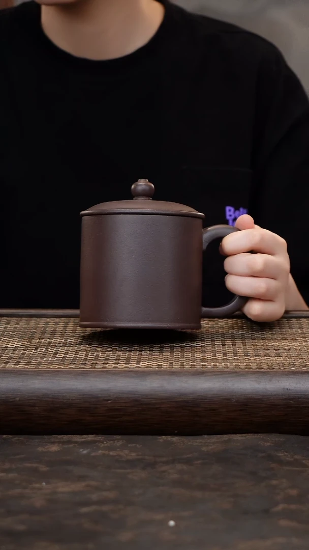 茶杯紫砂天青紫气东来暇