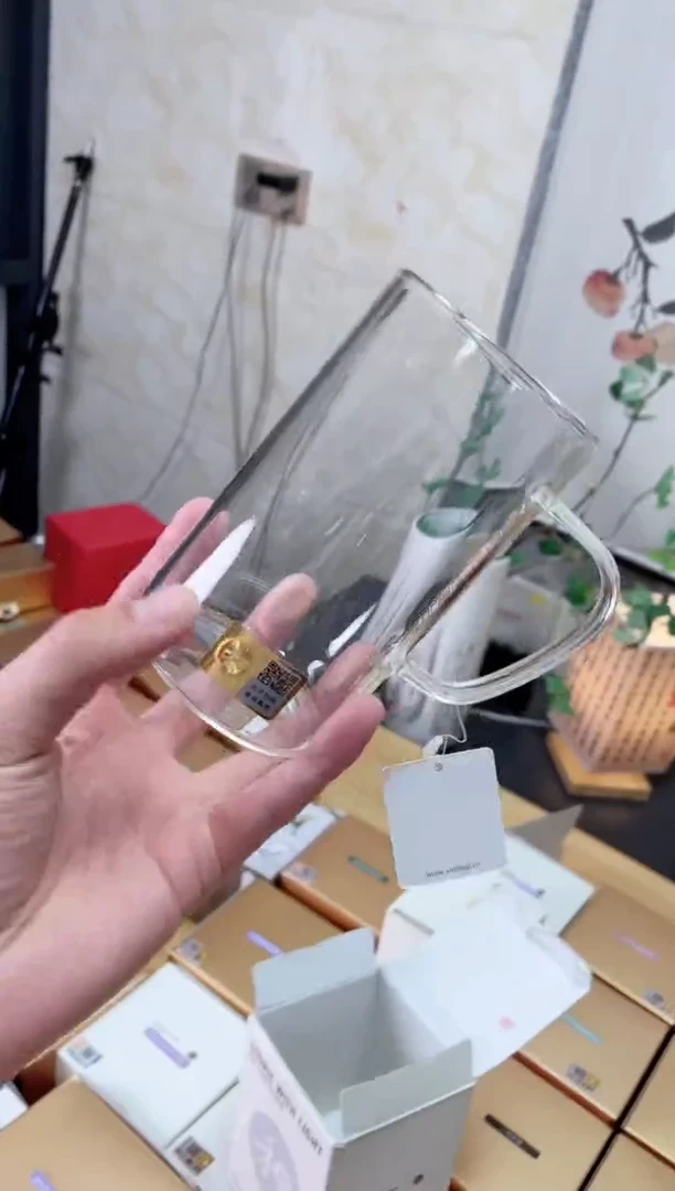 禾器清简杯 透明色绿茶杯