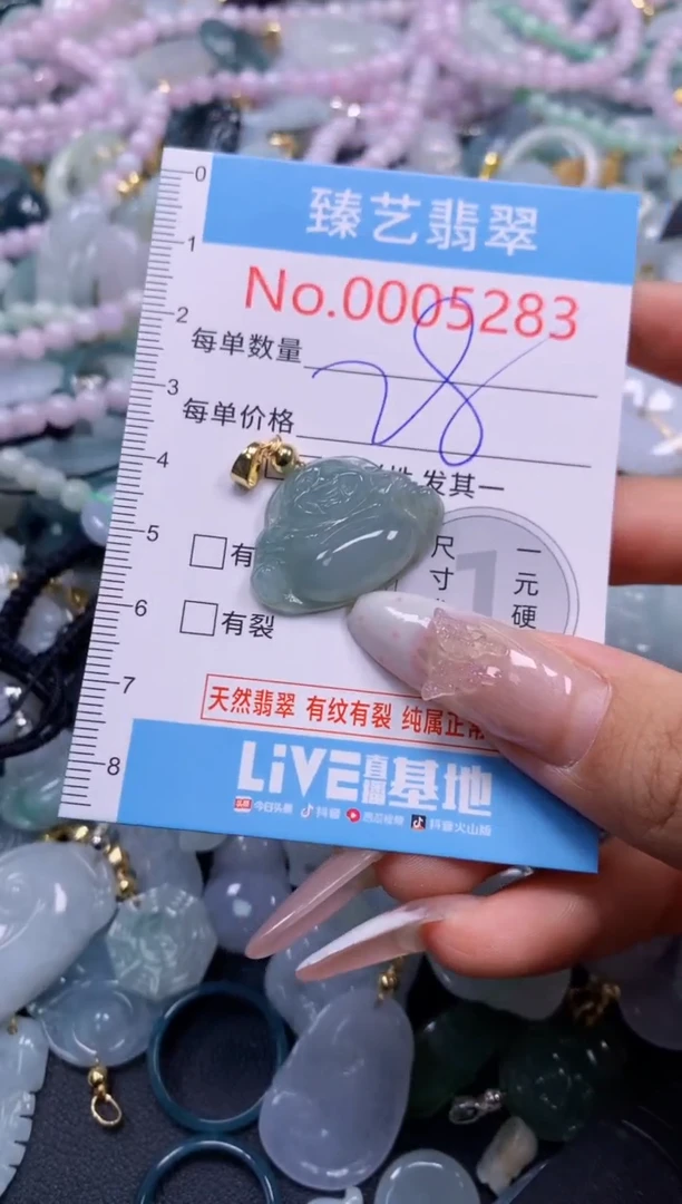 颈饰未镶嵌翡翠5283