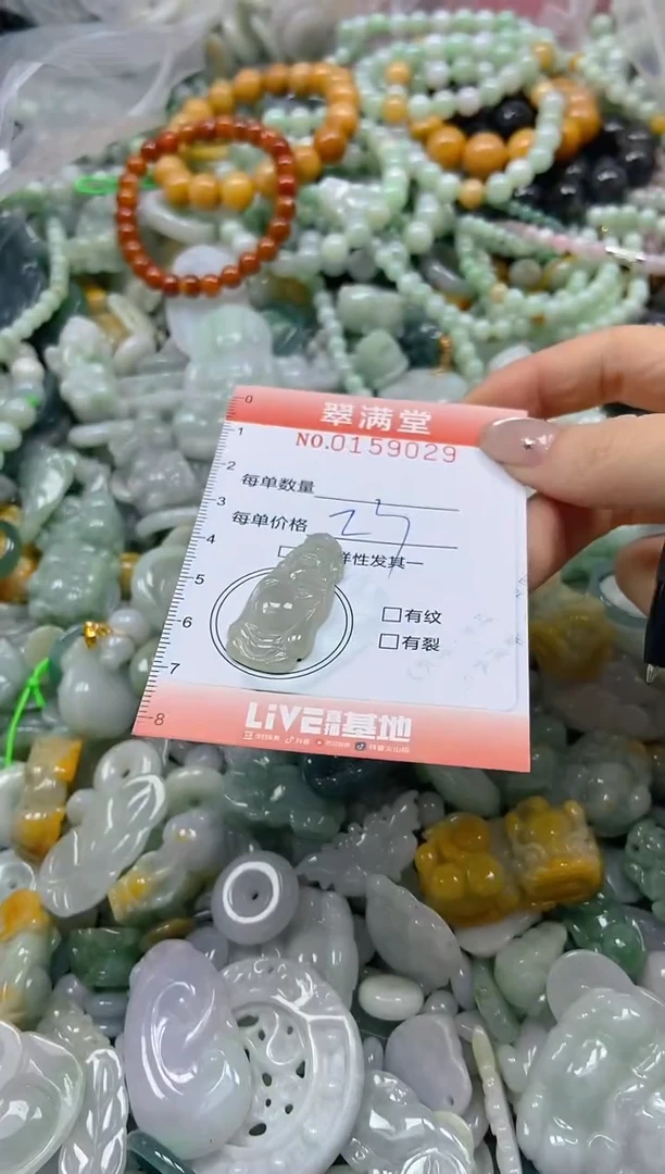 翡翠未镶嵌颈饰闪购0159029