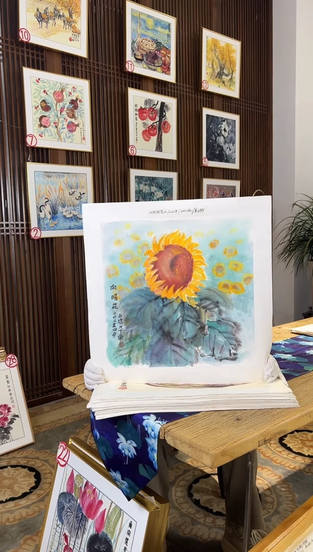 版画耿玉琨名章限量版画S