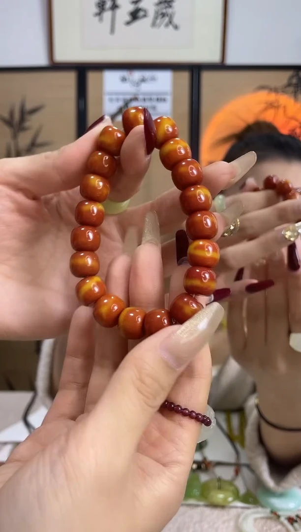 【闪购商品】透闪石-蛇纹石玉手链未镶嵌多样性发货其中发一