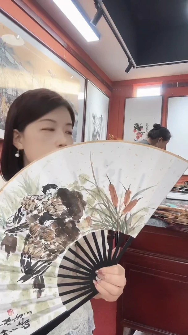国画孟祥敏/国画/扇面