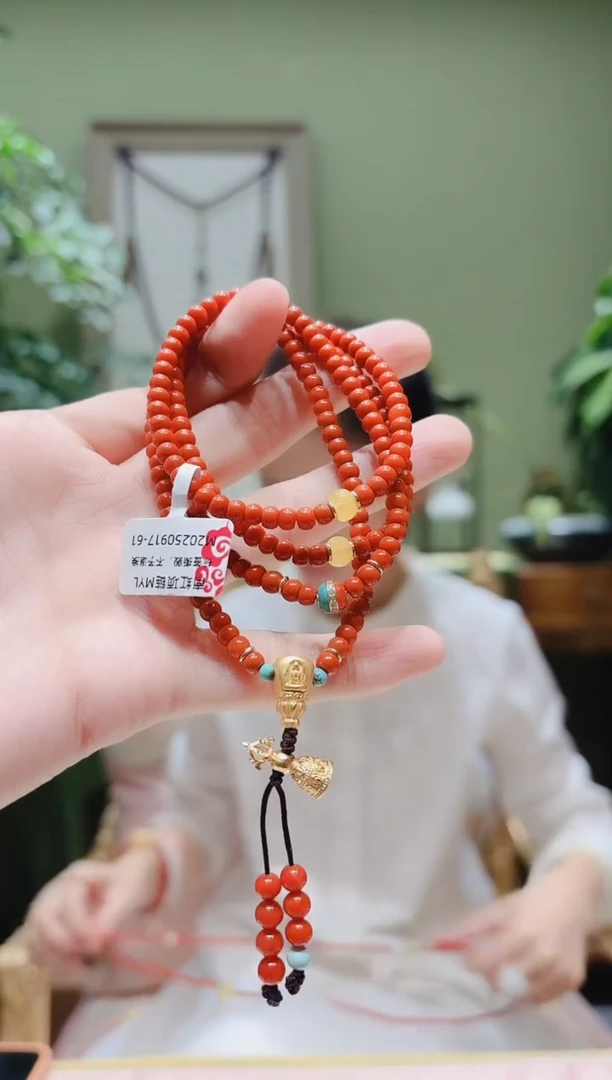 银S925镶嵌手串南红玛瑙南红项链MYL0917-61多样性发货