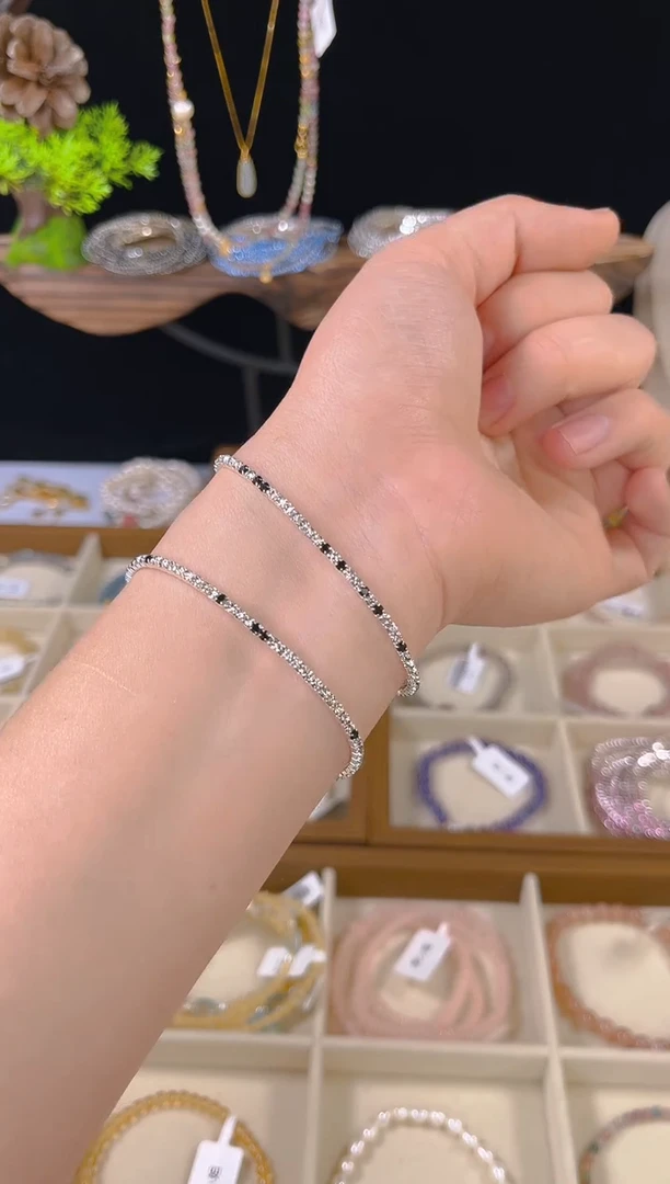 【闪购商品】黑曜岩手链未镶嵌