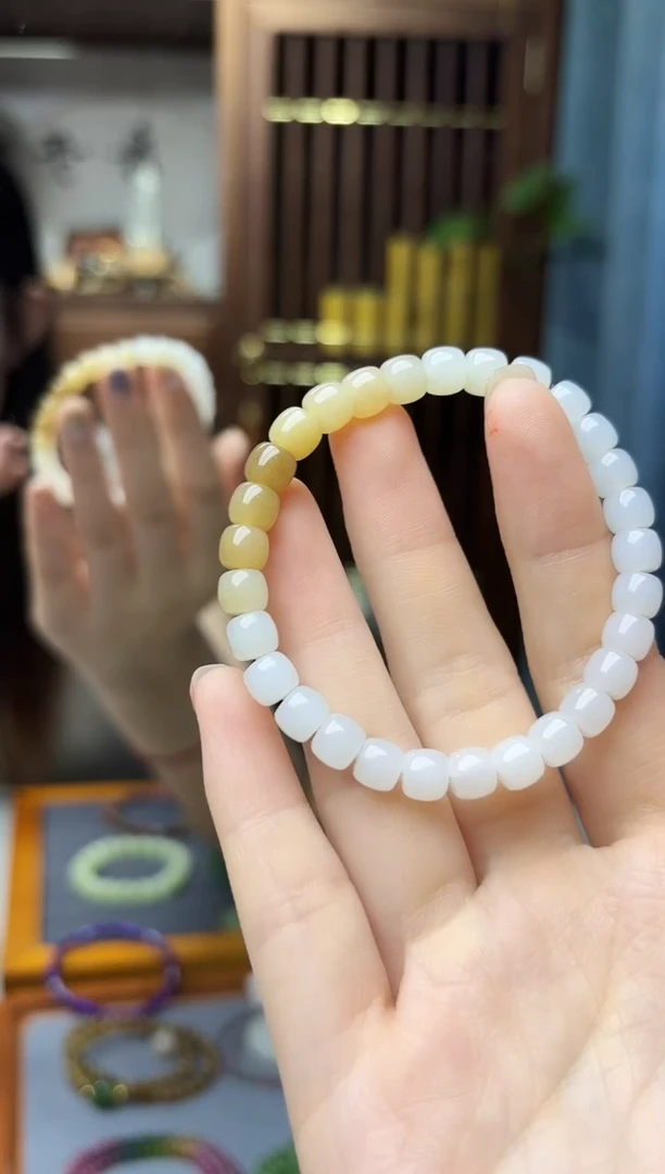 未镶嵌和田玉挂件和田玉老型手串ZD