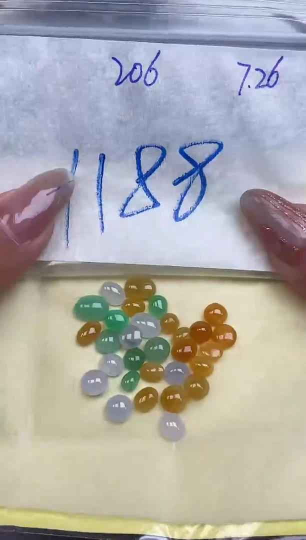 翡翠裸石未镶嵌缅甸天然翡翠A货206