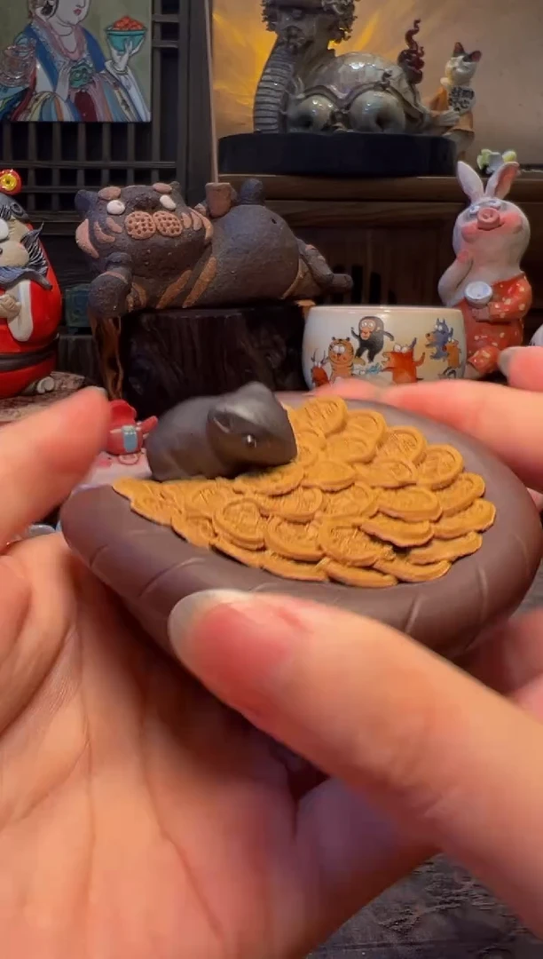 瓷片设计师手工手作款