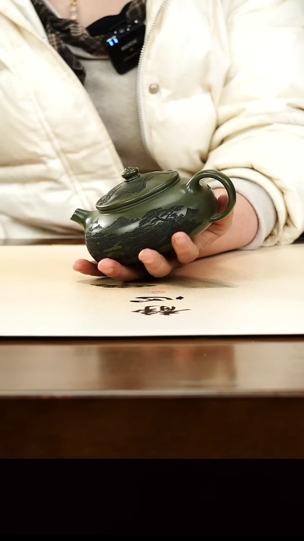 茶壶紫砂宜兴紫砂壶孤品