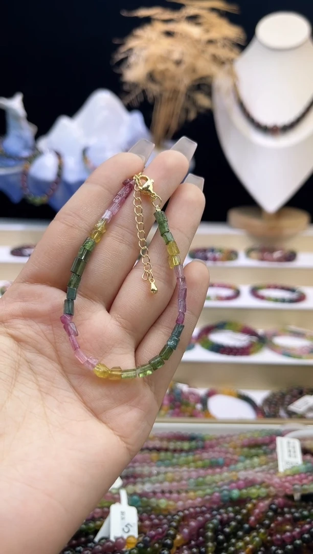 【闪购商品】碧玺/未镶嵌碧玺手链多样性发货