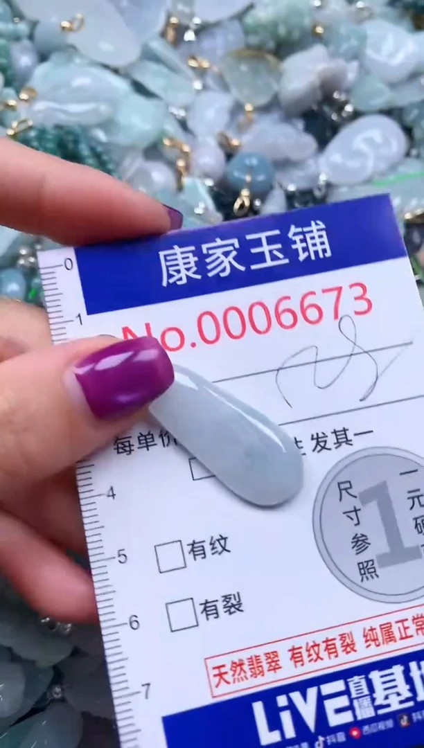 颈饰未镶嵌翡翠6673