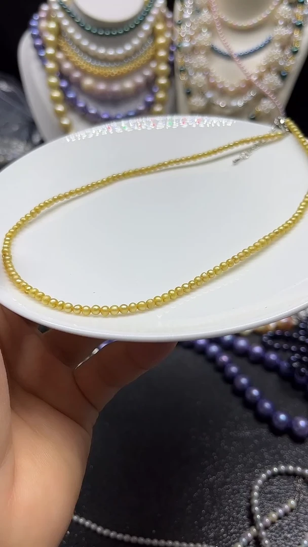 颈饰未镶嵌淡水珍珠多人
