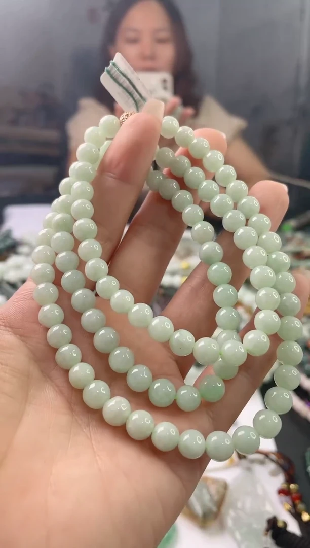 翡翠未镶嵌吊坠(赠链)晴底长串